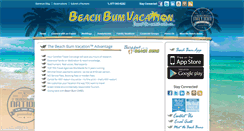 Desktop Screenshot of beachbumvacation.com